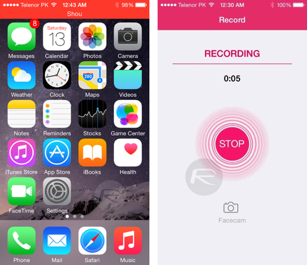 Screen recorder programs for the Apple product