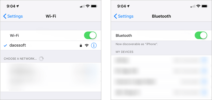 How to share wifi password from mac to iPhone